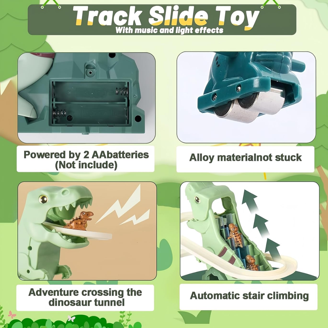 Electric Dinosaur Climbing Slide Toy