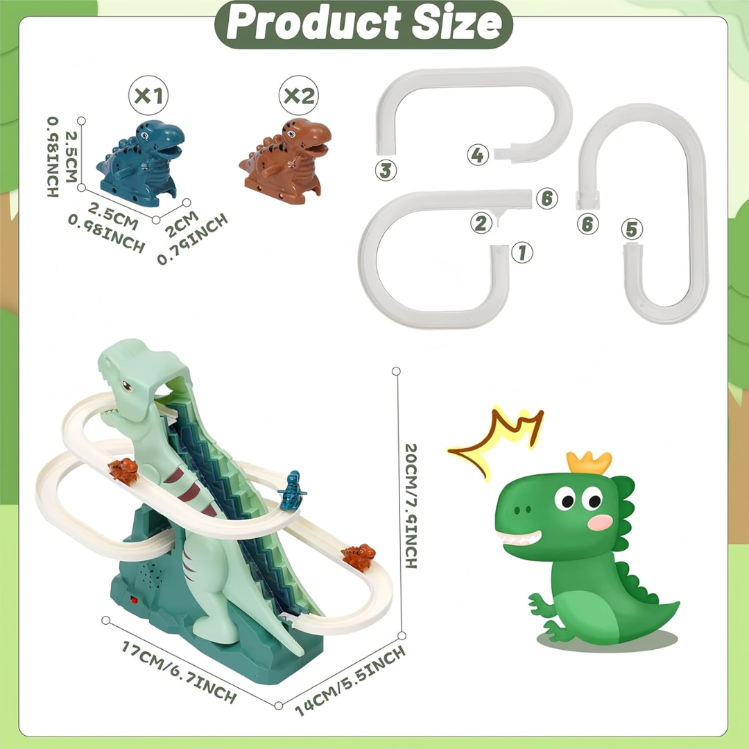 Electric Dinosaur Climbing Slide Toy